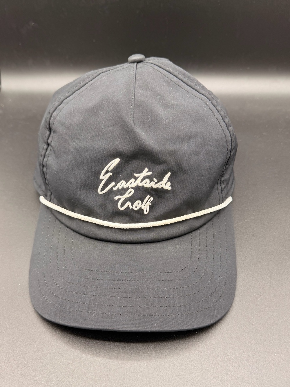 Eastside Golf Vintage Script Rope Cap Black